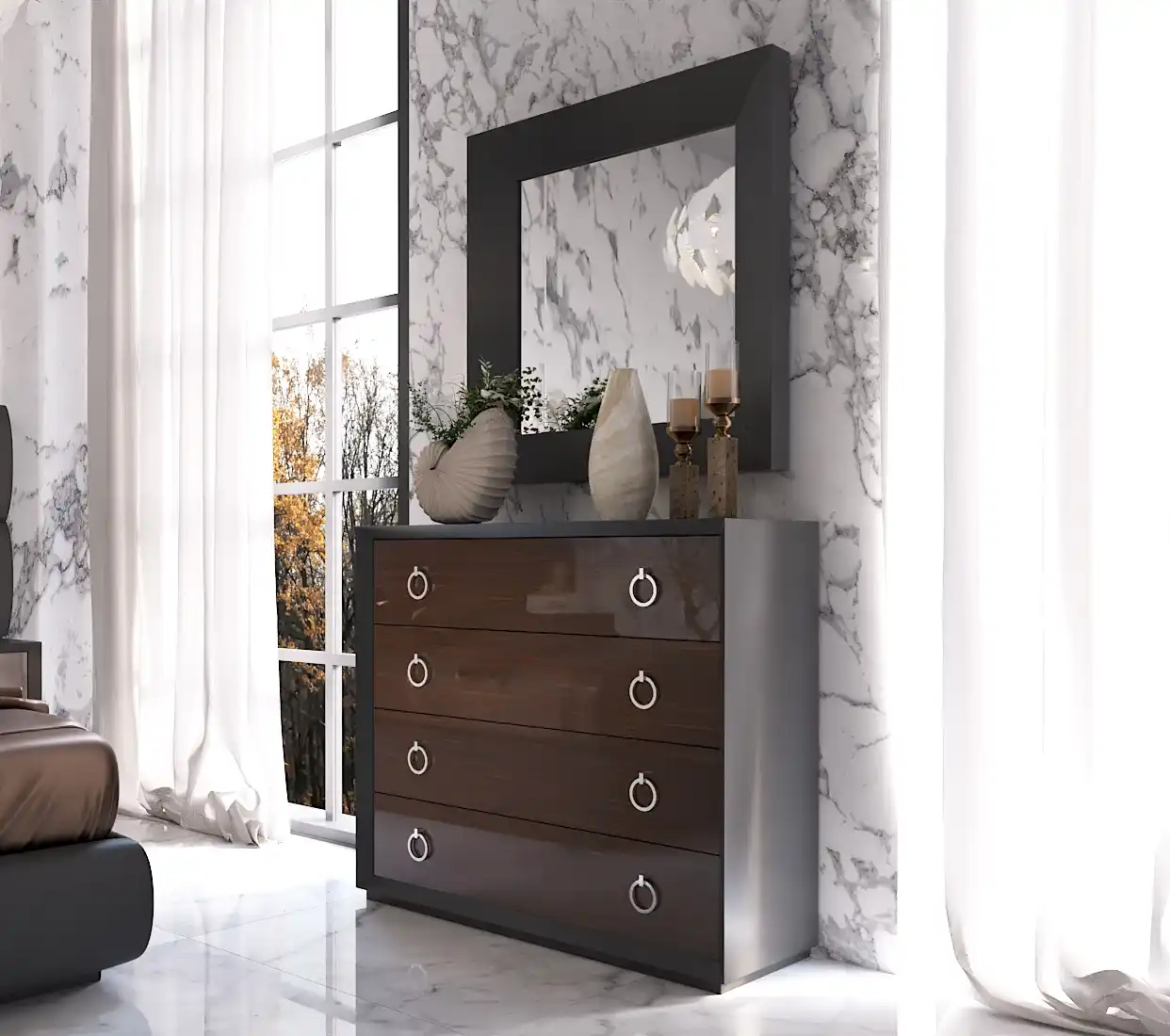 bedroom furniture dresser with mirror